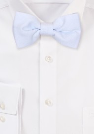 Mist Blue Linen Bow Tie for Boys and Toddlers