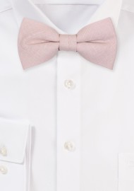 Almond Boys Bow Tie in Linen