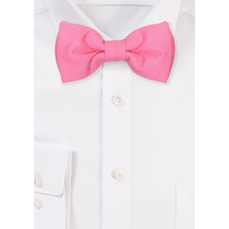 Bright Bon Bon Pink Bowtie for Boys
