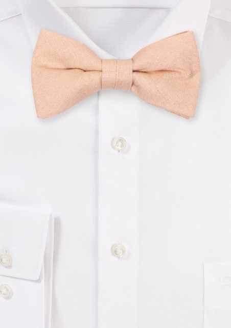 Tan Kids Bow Tie to Match Color Golden