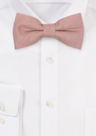 Sand Linen Bowtie | Mens Bow Tie in Sand Color