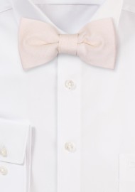 White Alabaster Kids Bow Tie