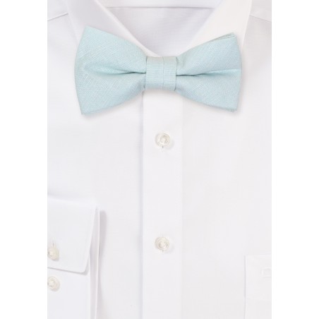 Agave Kids Bow Tie in Matte Linen