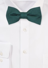 Emerald Kids Bow Tie in Linen