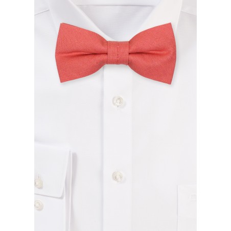 Sienna Colored Kids Bowtie in Linen