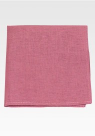 Linen Pocket Square in Vintage Mauve