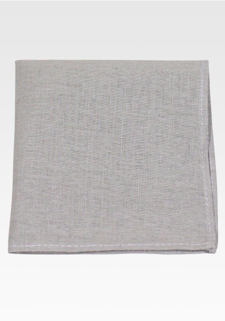 Moss Green Pocket Square in 100% Linen