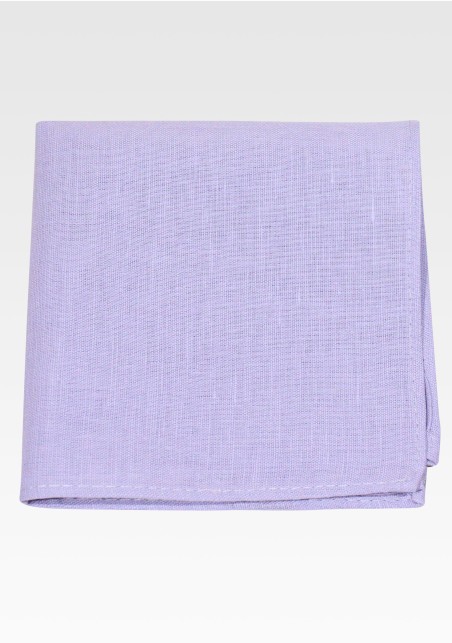 Linen Suit Pocket Square in Iris