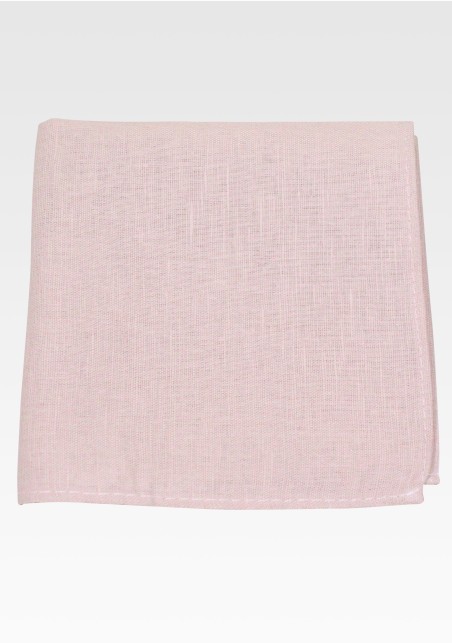 Almond Linen Pocket Square