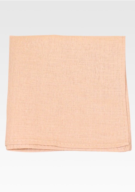 Golden Linen Pocket Square