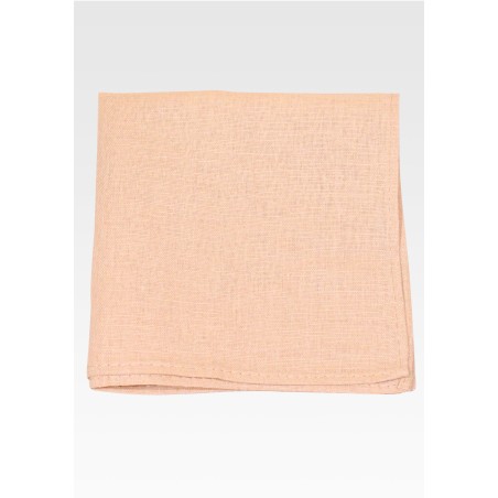 Golden Linen Pocket Square