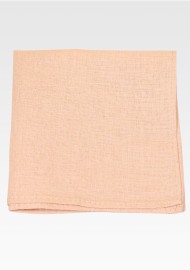 Golden Linen Pocket Square