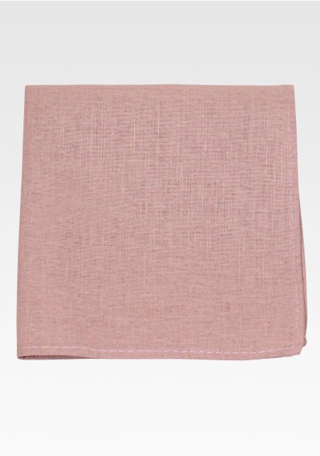 Sand Color Linen Pocket Square