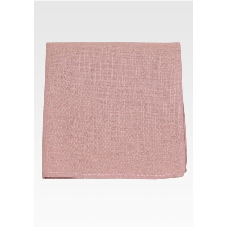 Sand Color Linen Pocket Square