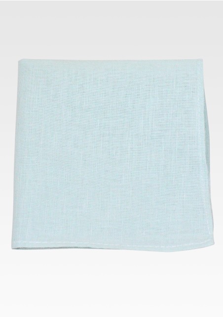 Agave Pocket Square | Linen Pocket Hanky in Agave