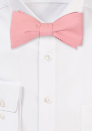 Rosette Linen Bowtie in Self-Tie Style