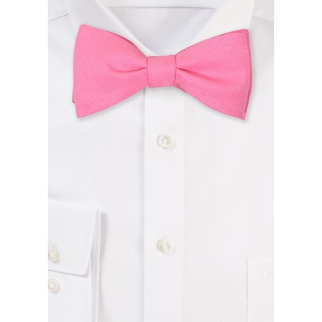 Bon Bon Linen Bowtie in Self-Tie