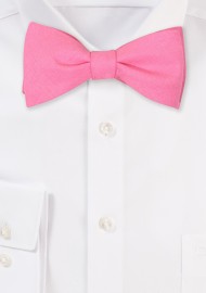 Bon Bon Linen Bowtie in Self-Tie
