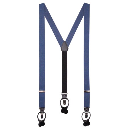 Wedding Linen Suspenders in Neptune