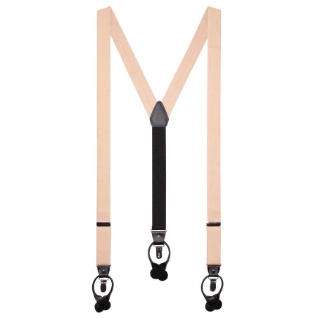 Wedding Linen Suspenders in Golden