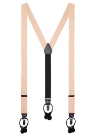 Wedding Linen Suspenders in Golden
