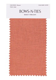 100% Linen Fabric Swatch in Bronzer