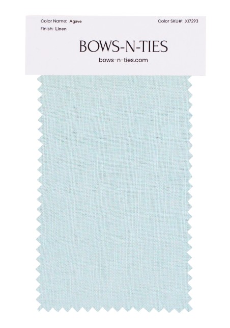 100% Linen Fabric Swatch in Agave