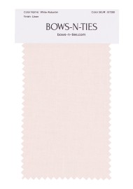 White Alabaster Swatch in 100% Linen