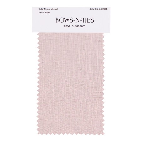 100% Linen Fabric Swatch in Almond