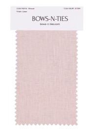 100% Linen Fabric Swatch in Almond