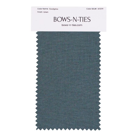 100% Linen Fabric Swatch in Eucalyptus