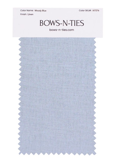 Moody Blue Wedding Swatch in Linen