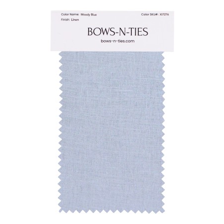 Moody Blue Wedding Swatch in Linen