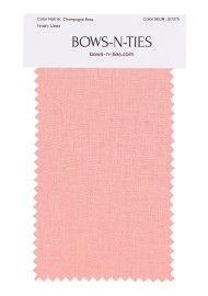 Champagne Rose Linen Fabric Swatch