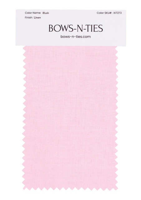 100% Linen Fabric Swatch in Blush