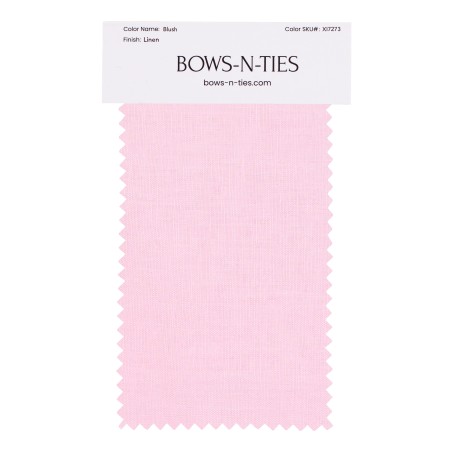 100% Linen Fabric Swatch in Blush