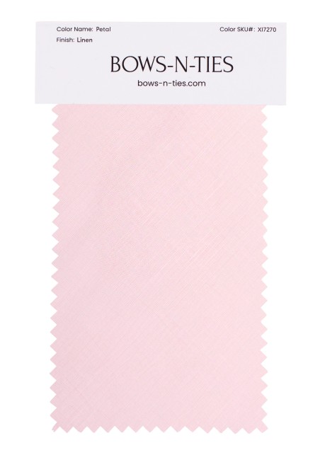 100% Linen Fabric Swatch in Petal