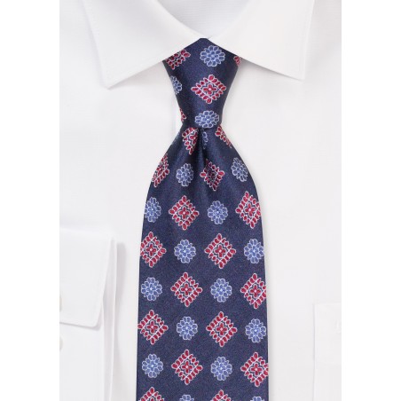 Designer Silk Tie | Woven Silk Tie by BlackBird
