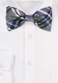 Tartan Bow Tie in Dark Forest Green