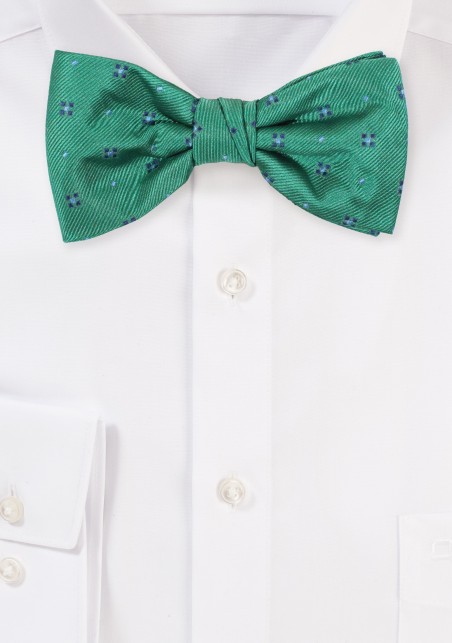 Bow Tie in Kelly Green | Luxury Formal Bow Tie in Kelly Green