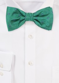 Bow Tie in Kelly Green | Luxury Formal Bow Tie in Kelly Green