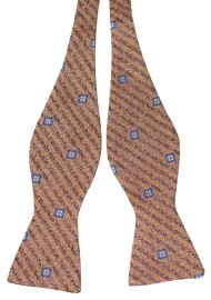 Marigold Bowtie in Self-Tie Style | Selftie Bow Tie in Pure Silk