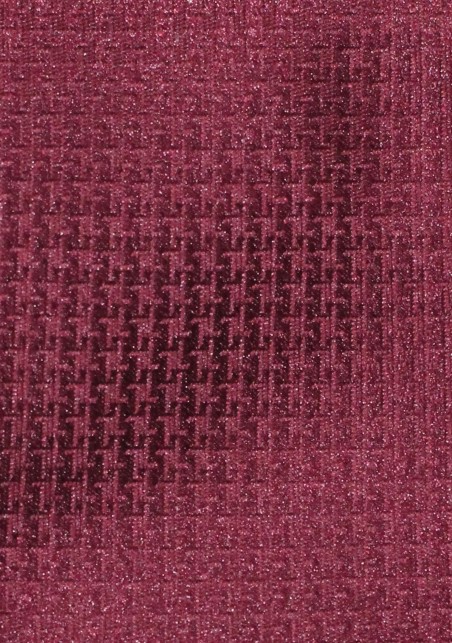 Wine Red XL Sized Tie with Textured Weave