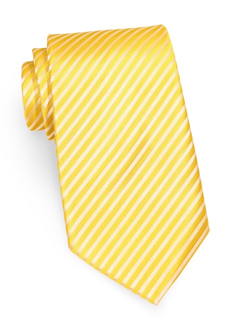 Spring and Summer Tie in Bright Yellow