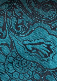 Floral Paisley Tie in Peacock