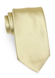 Formal Tie in Gold Tan