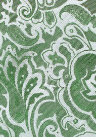 Extra Long Paisley Tie in Clover