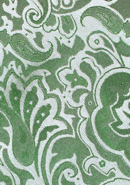 Clover Green Floral Paisley Tie