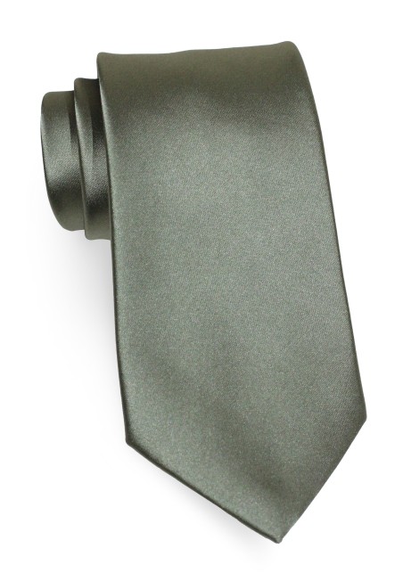 Olive Hued Kids Necktie