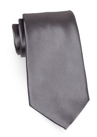 Solid Kids Tie in Taupe-Gray